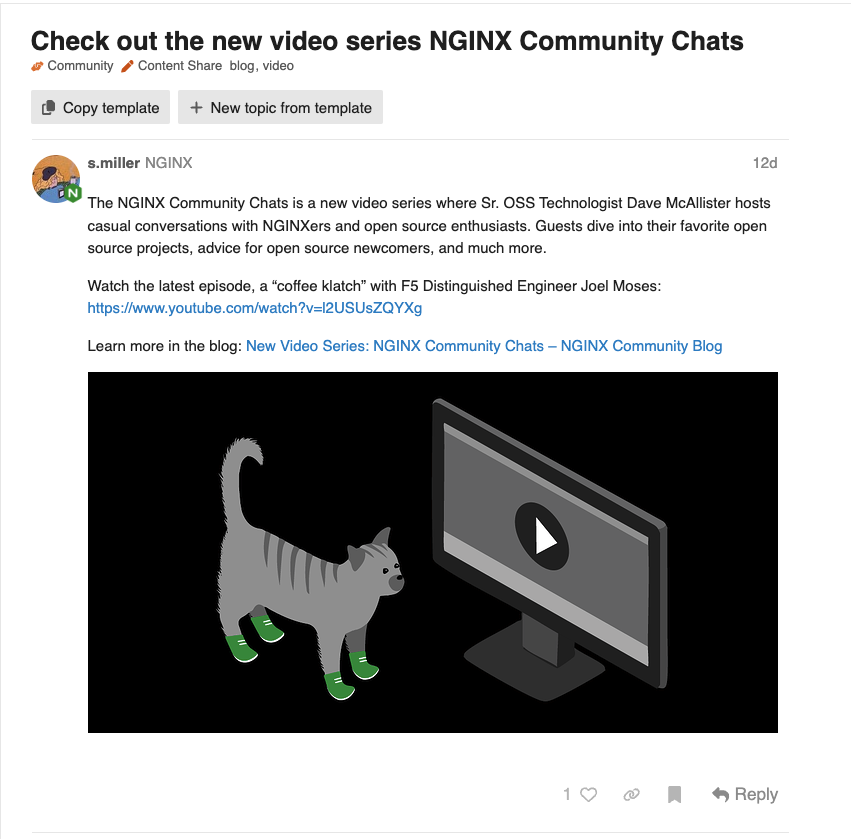Announcing the NGINX Community Forum – NGINX Community Blog
